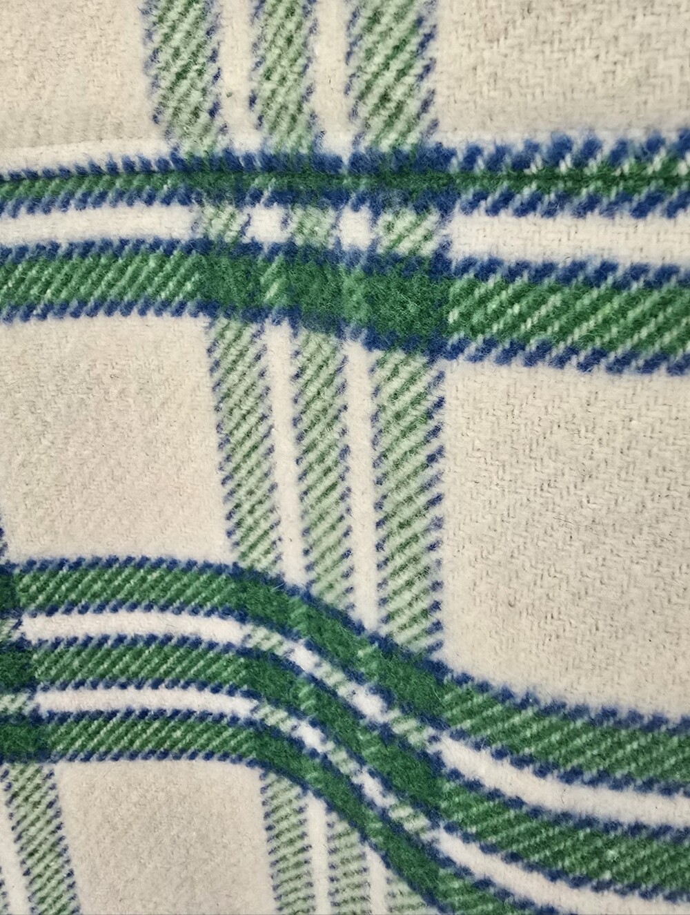 Joie Green Blue & White Plaid Flannel Shacket Shirt Jacket Size Small - Picture 10 of 12